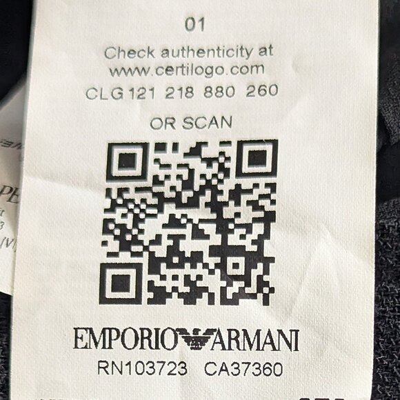 Emporio Armani, Black Wool contemporary, short jacket - Size EU44 - Picture 9 of 11